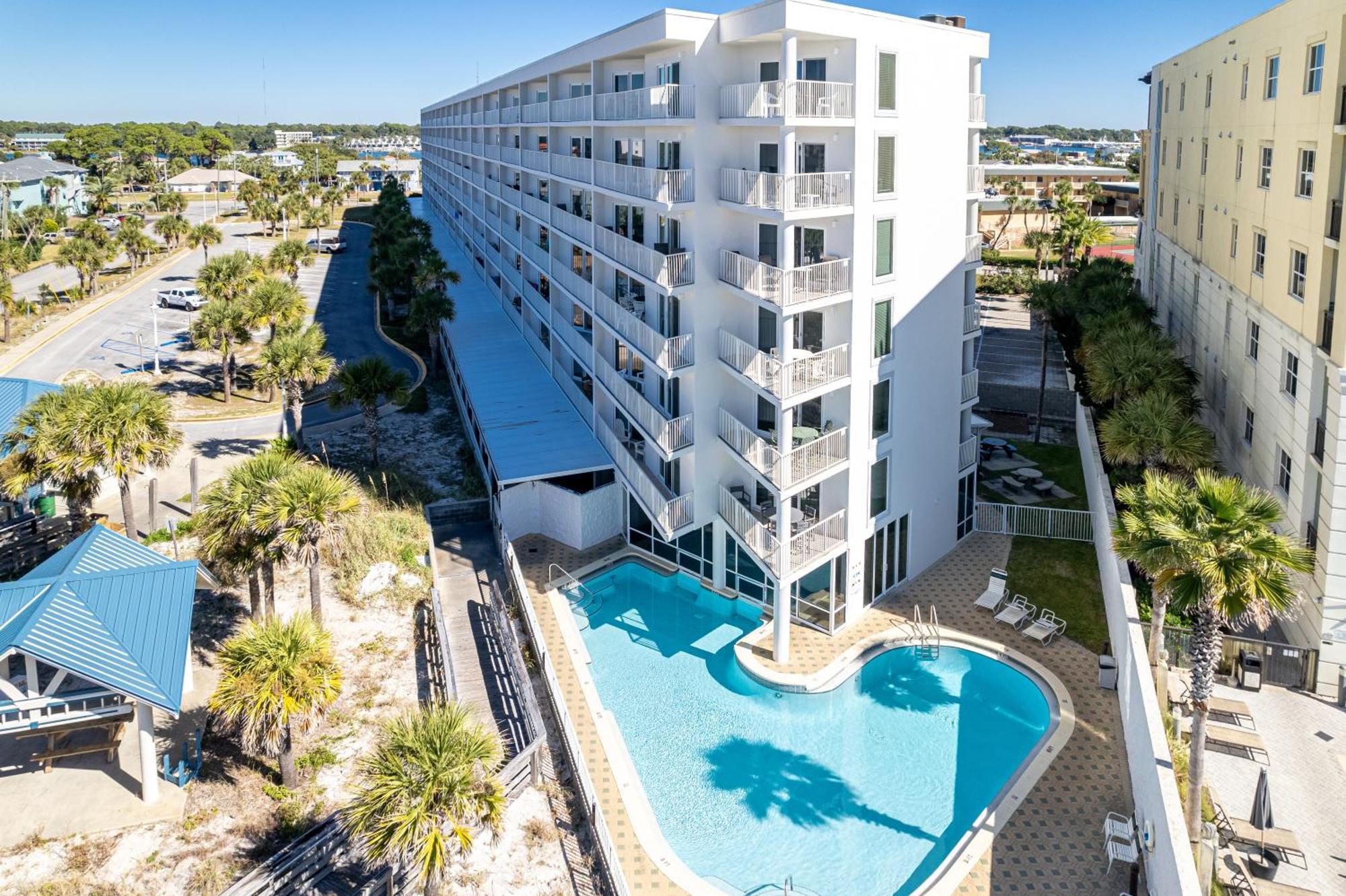 Seacrest 610 Is A 2 Bedroom Gulfside On Okaloosa Island Condo Fort Walton Beach Exterior photo